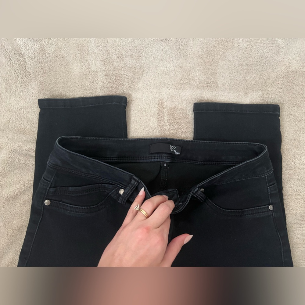 Women's 1822 Denim size 10 Petite Black Jeans